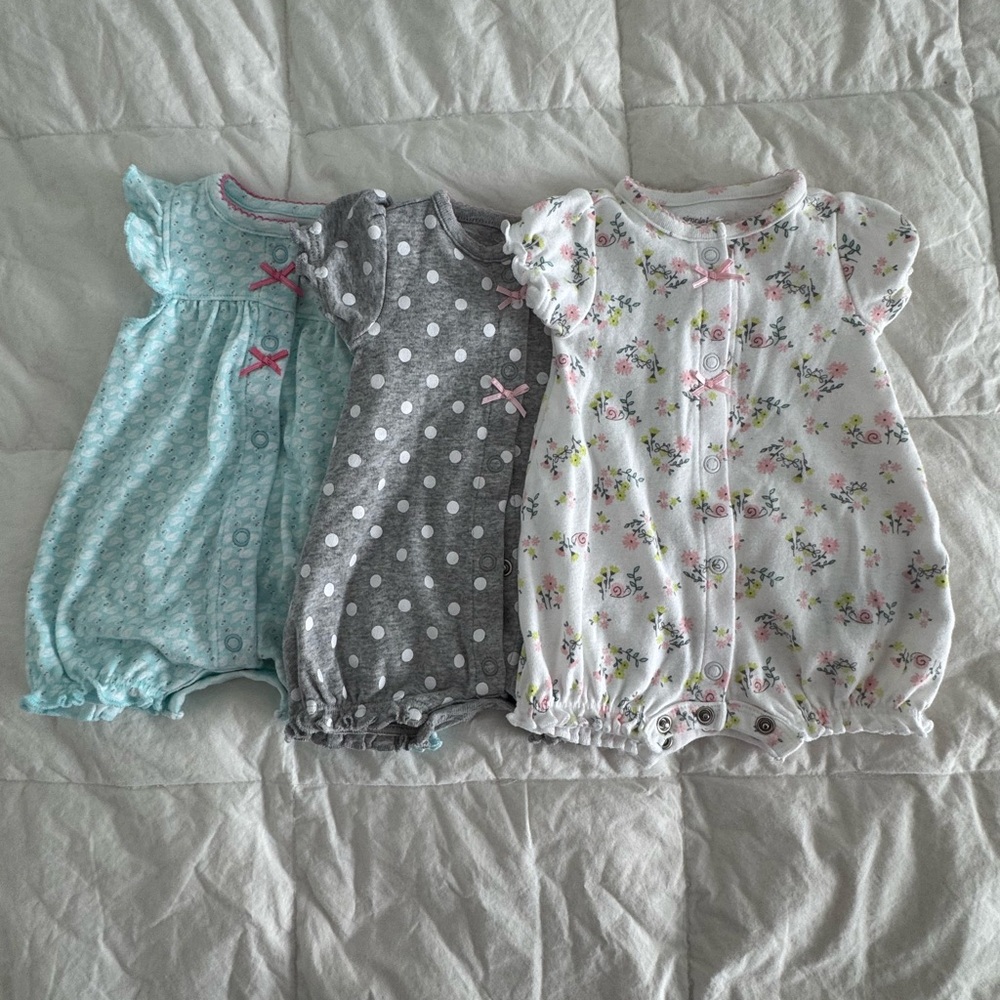 Simple Joys by Carter's Baby Romper Set - White, Cream